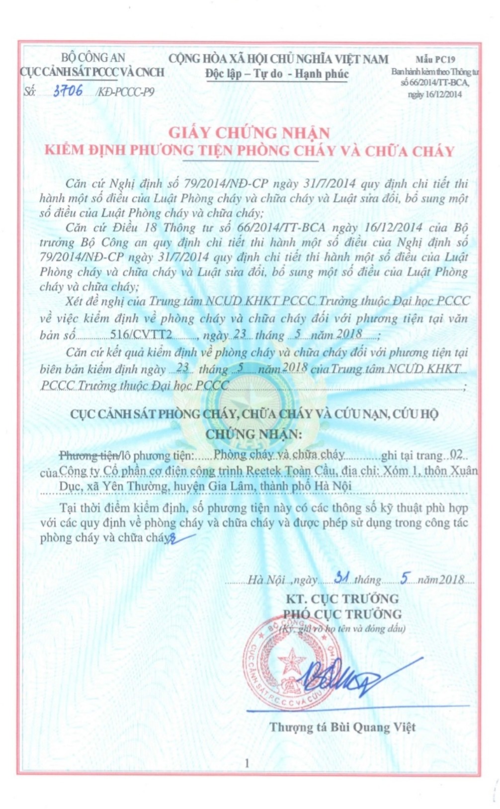 KIỂM ĐỊNH CỬA CHỐNG CHÁY 90 PHÚT